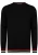Felix Hardy Trui  donkerrood / zwart / wit