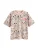 Next Shirt  stone grey / rood / zwart / wit