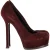 Saint Laurent Tribtoo Platform Pumps in Bourgondisch Suède