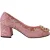 Dolce & Gabbana Roze Taormina Kant Kristal Hakken Pastel Schoenen