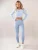 Divina Functioneel shirt ‘Four’  lichtblauw