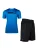 KEEPERsport Trainingspak  blauw / zwart / wit
