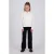 Vingino rechtvallende blouse met ruches – wit