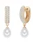 Valero Pearls Oorbellen  goud / parelwit
