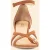 ICode Camel And Gold Heeled Sandals In Velour Leather Camel