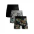 Muchachomalo boxershorts – zwart/multi (set van 3)