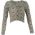 Nanushka bedrukte, gesmokte Rosine-cardigan in veelkleurig polyester