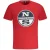 North Sails Rosso Katoenen T-shirt voor Mannen