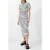 French Connection Rassia Stripe Ss Dress Black/white