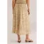 WE Fashion midi rok beige