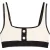 Josh V Kehlani Bikini Top Cream Black