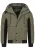 INDICODE JEANS Winterjas  groen / zwart