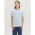 JACK & JONES JUNIOR polo lichtblauw fijn gebreid