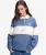 Heritage Stripe Rugbyshirt Oversized Pasvorm Blue