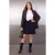 Trendyol Curve Dames Donkerblauw Effen Kort / Mini Grote maten Rokken