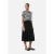 comma casual identity midi rok zwart