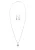 ELLI Sieraden set  zilver / transparant