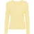 Geribd dames-T-shirt met lange mouwen Colorful Standard Organic soft yellow