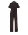 WE Fashion Dames jumpsuit met strikceintuur