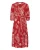 Cream Jurk ‘CRGianna’  bloedrood / wit