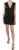 John Richmond vrouwen zwart leer Studded Mini Shift Dress