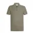 Profuomo regular polo met linnen fijn gebreid beige
