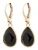 DKNY Oorbellen  goud / zwart