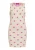 swirly Gebreide jurk  crème / pink / rood