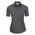 Russell Collection Dames/Dames Poplin Easy-Care Overhemd met Korte Mouwen (Konvooi Grijs)