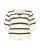 KAFFE CURVE Gebreid vest ‘Mela’  beige / zwart