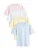 Next Shirt  lichtblauw / geel / rosa / wit