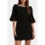Forever New Maisie Embellished Neck Mini Dress Black