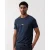 Strand T-Shirt Slim Fit T-Shirt in Donkerblauw