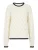 Apricot Trui ‘Pointelle Knit Blanket Stitch Jumper’  wit