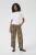 Casual broek Loose fit Naturel Leopard Print