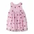 NAME IT MINI mouwloze tule jurk met aardbeien roze