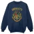 Harry Potter Meisjes gevuld Varsity-sweatshirt met helm (Marineblauw)