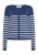 usha Vest Dames marine wit
