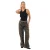 Brave Soul Dames/Dames Jersey Body (Zwart)