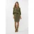EsQualo Skirt Cargo Modal Moss Green
