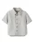 Lil’Atelier Overhemd  smoky blue / wit