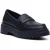 Hush Puppies Odessa Leren Dames Zwarte Instappers