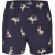Happy Shorts X heren wijde boxershort met binnenbroek ezel print