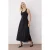 Damesjurk, plat model, mouwloos, chic/avondmodel, A-lijn