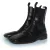 Marsell Zwarte leren Chelsea boots