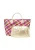 faina Shopper  goud / olijfgroen / fuchsia / rood