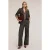 Motivi Structured Blazer In Mixed Lurex Armored Fabric Grey