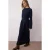 Trendyol Modest Dames Donkerblauw Effen Maxi Lang Casual A-lijn Modest Jurken