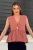 V-hals Knoploze Mouwloze Blouse