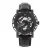 Reign Stavros automatisch skelet horloge met leren band